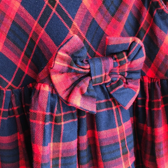 Plaid Holiday Party Dress - Picture 2 of 5
